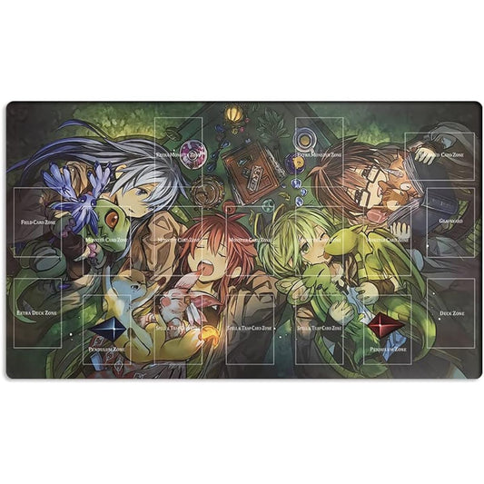 Mlikemat Playmat Charmer Familiar TCG CCG OCG Trading Card Game Mat + Free Bag