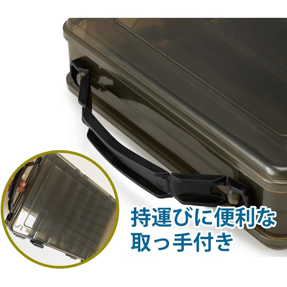 Hiro World Trade Tackle Box Reversible Set of 2 Lure Case Orange Fishing Tackle Storage Worm Case (14 Orange Pieces x 2 Pieces)