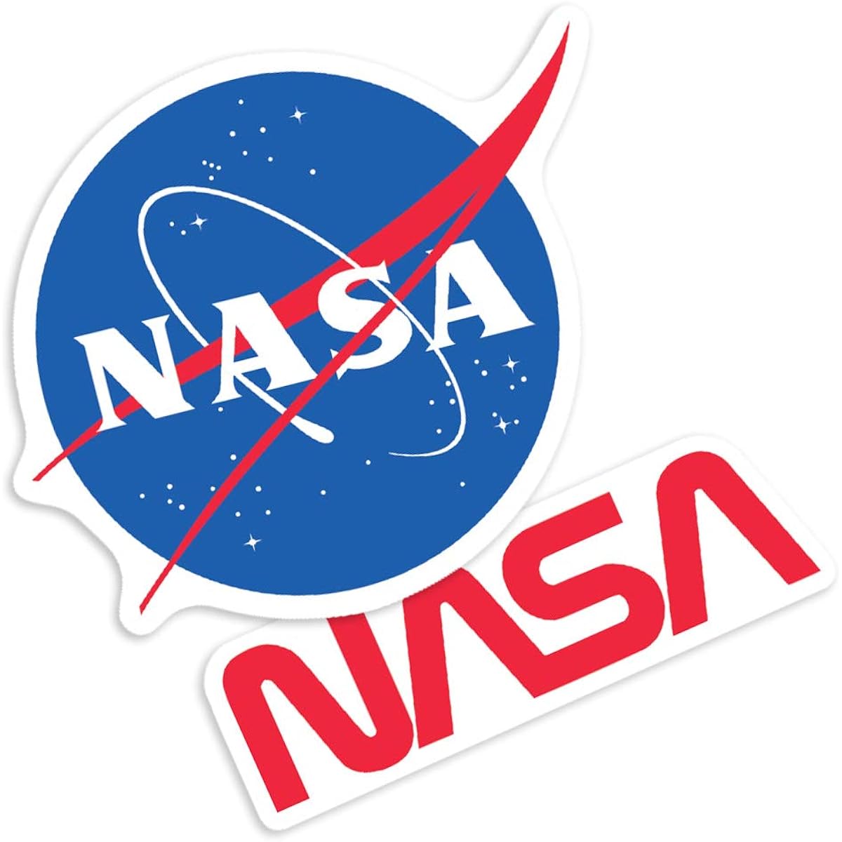 Popfunk NASA Meatballs and Worms Logo Collectible Sticker