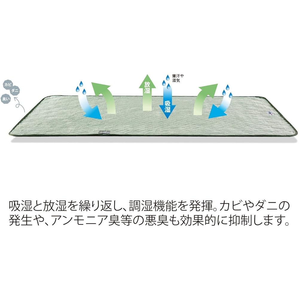 Maniflex Dehumidifying Sheet, Deodorizing, Antibacterial, Mani Sheet/Dry, Single/Semi-Double Use [Official Direct Sales] Machine Washable, Hygienic