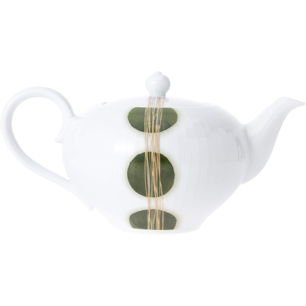 Noritake Tea Cup (with Pot) Set 155cc Evergreen Tea Cup: 5 Pieces Pot: 1 Piece Fine Porcelain WY1010/1658