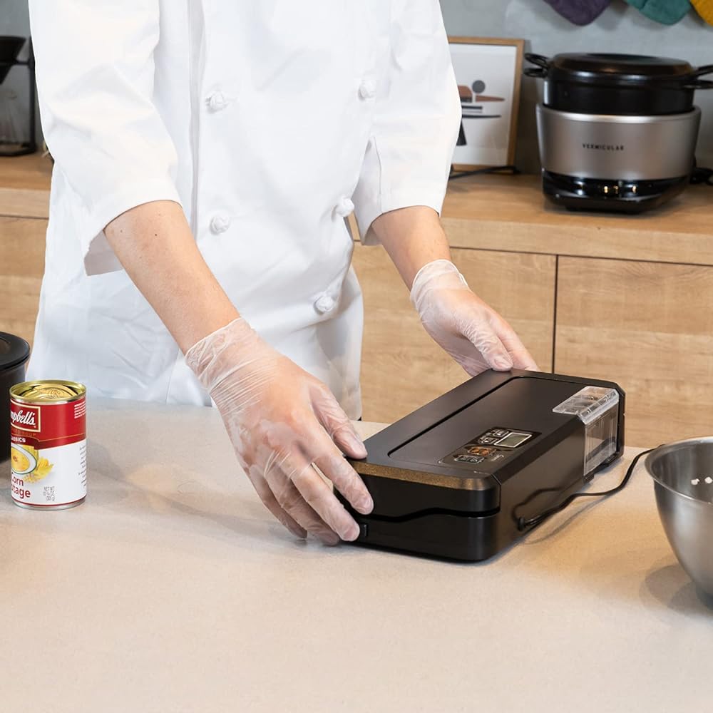 Smativ+ (Smativ) Used by professional chefs Commercial vacuum packing machine LEHIAR4000BK for home use (Strong suction - 80kPa OK for soups, no special bag required) Official Japanese manufacturer