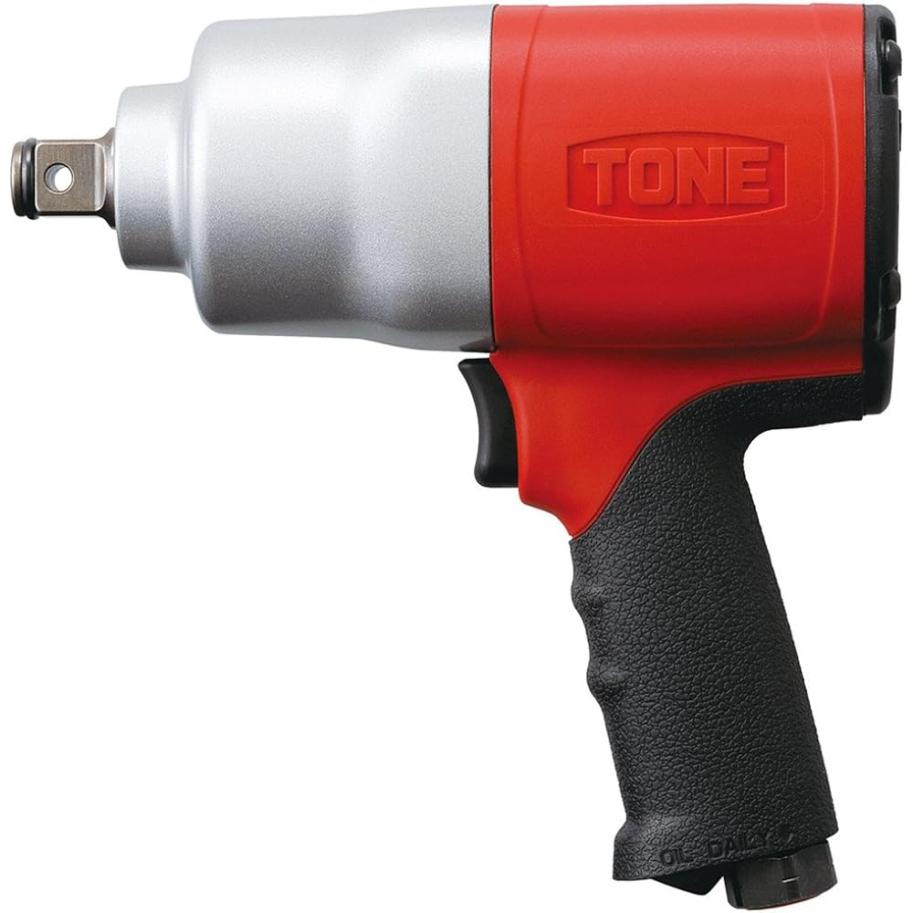 TONE Air Impact Wrench (Short Type/Walnut) AI4201WN Drive Angle 12.7mm (1/2") 700N・m