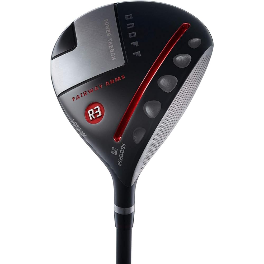 ONOFF Fairway Wood KURO Black Fairway Arms SNRF60K Carbon Men's Right Loft Angle: 15 degrees R3 Flex: S