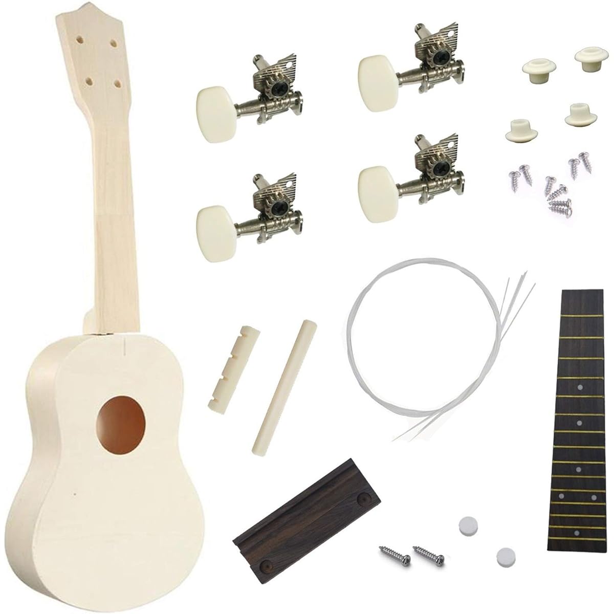 Ukulele Ukulele Kit DIY Toys for Kids Ukulele Concert Beginner Musical Instrument