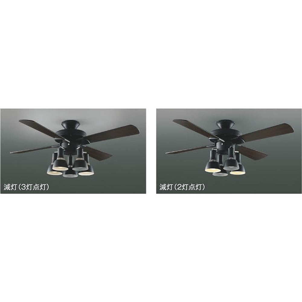 Koizumi Lighting Interior Fan S-Series Vintage Type Body (Motor + Blades) AM47470E