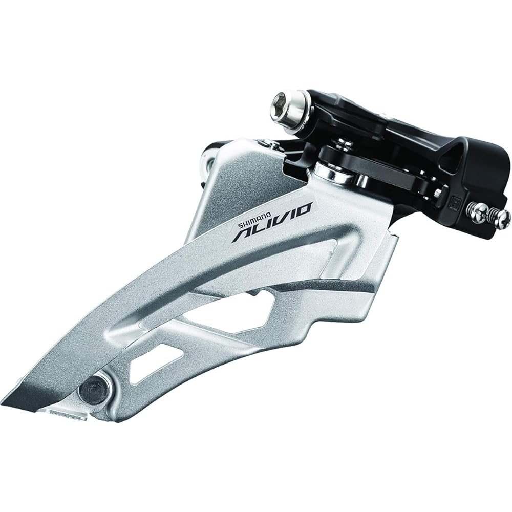 SHIMANO Front Derailleur FD-M3100-M 3X9s Side Swing Clamp Band 34.9mm (28.6&31.8mm adapter included) 66-69 Compatible Top Gear: 40T EFDM3100MX6 ALIVIO