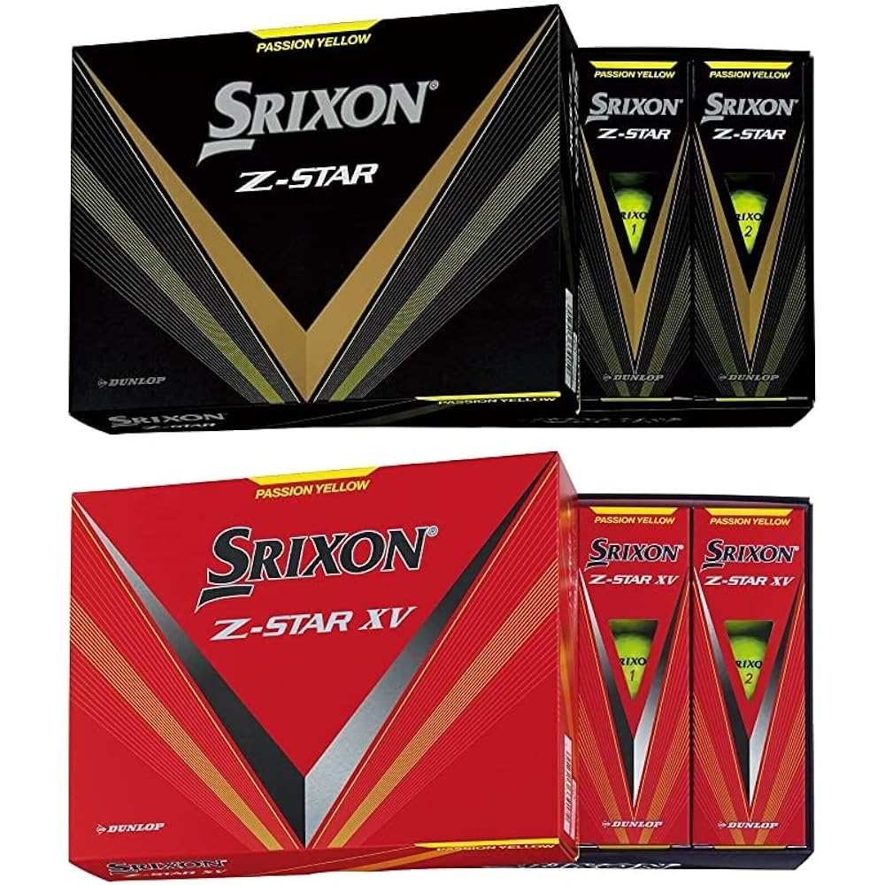 DUNLOP Golf Ball 2023 Model SRIXON Z-STAR + Z-SATR XV 2 dozen with bonus