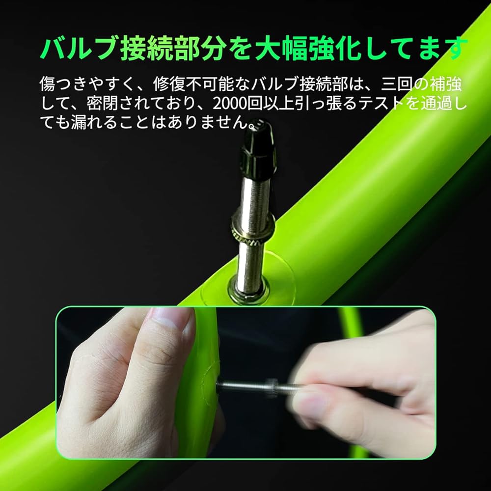 2pcs CYCLAMI 700C x 18-32C / MTB29 / MTB27.5 / MTB26 inch x 1.9-2.5 TPU Inner Tube 700C Bicycle Inner Tube Valve Length France 45/60/80mm (Includes Bike Inner Tire Patch Repair Kit )