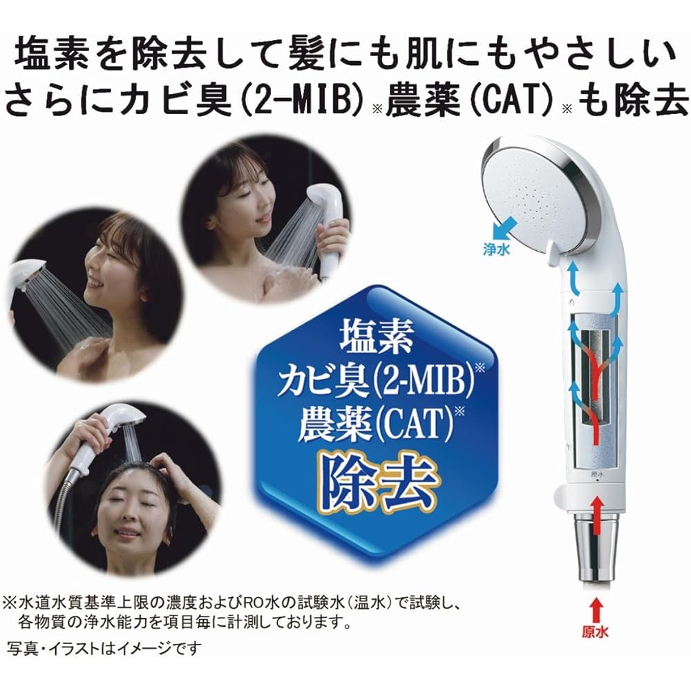 Toray (TORAY) Toray Trevino Water Purification Shower "Tore Shower" Cartridge Total of 2 RS54-AZ