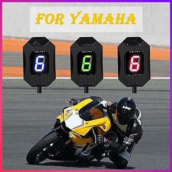 Speed Display Meter Yamaha Motorcycle Gear Indicator XJR 1300 FJR 1300 FZ8 R1 FZ16 Fz1 MT03 R6 Xj6 ECU Plug Mount 1-6 Level Speed Gear Display