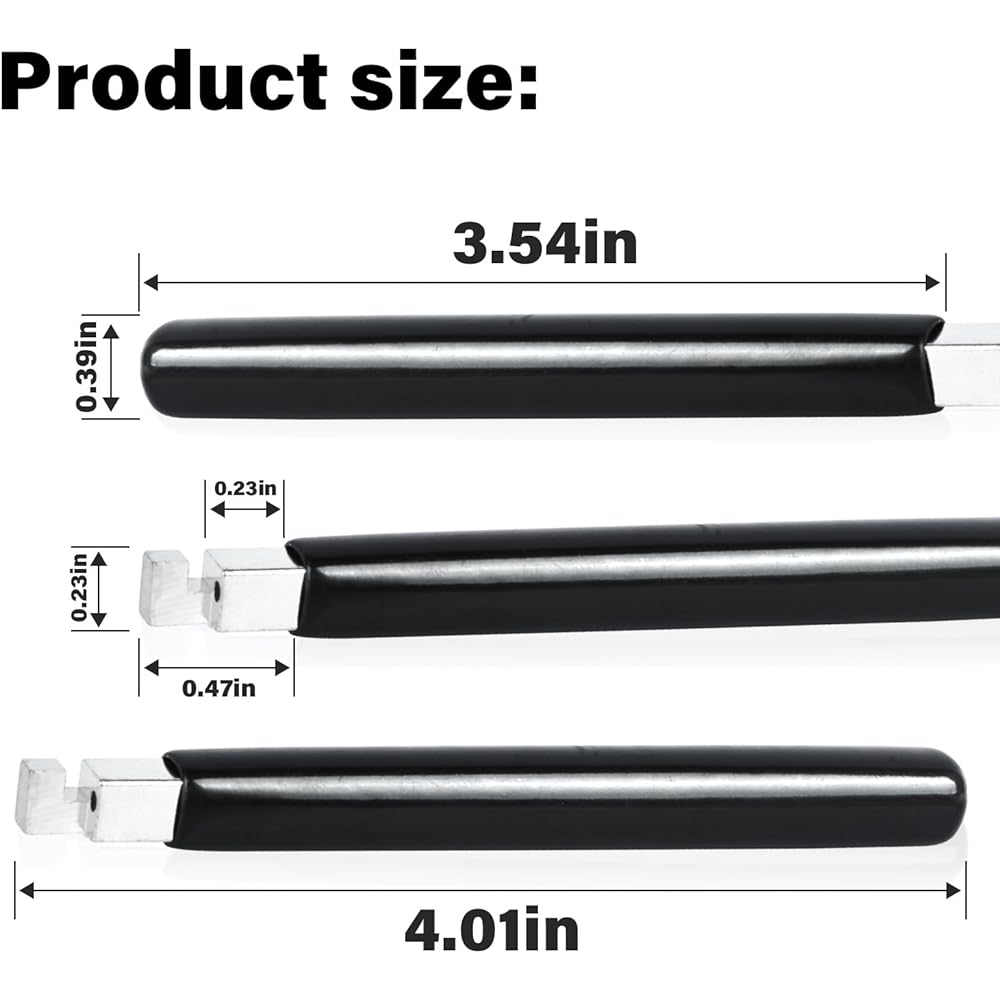 Rvanv 42-455 Grip Handle Throttle Wire for Z Bender Oregon Sten 750-455 0.54" 0.72" Throttle Control Inner Wire (3 Pieces)