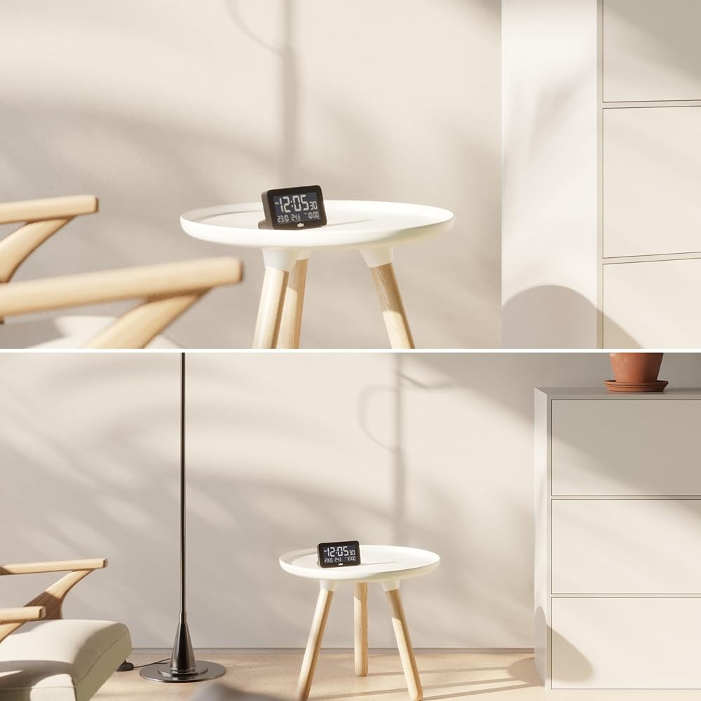 BRAUN Digital Alarm Clock BC10W