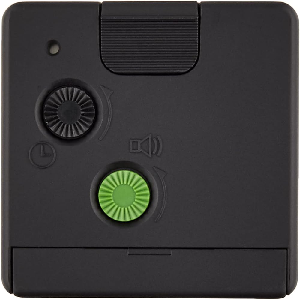 [Regular Imported Product] BRAUN/Brown Analog Alarm Table Clock Black BC02XB