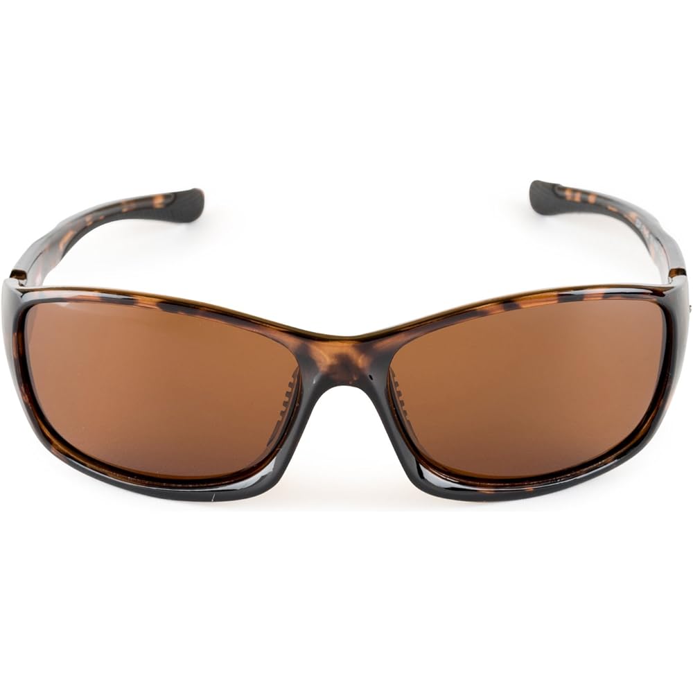 EDWIN Sunglasses Polarized Men's Plastic Frame Brown EDF-076-8