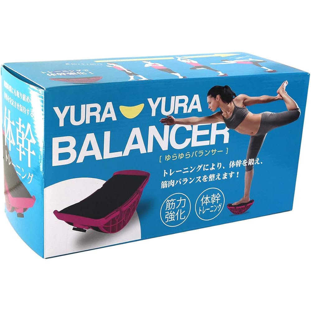 Trade One Balance Board, Swaying Panther, Health Equipment, Standing on One Leg, Muscle Strengthening, Core Training (Approx.) Width 31.5 x Depth 16 x Height 11.5cm, Fitness, Yoga, Shape Up, Diet, Sense of Balance 70138