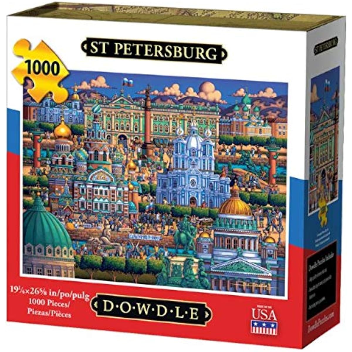 Dowdle Folk Art St. Petersburg Jigsaw Puzzle 1000 Piece