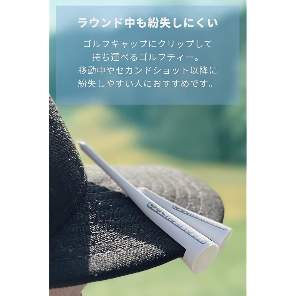 Backs＼Rush Golf Tees, 6 Tees, Long Tees, Short Tees, Made in Japan, Heavy Duty Bassura Tees
