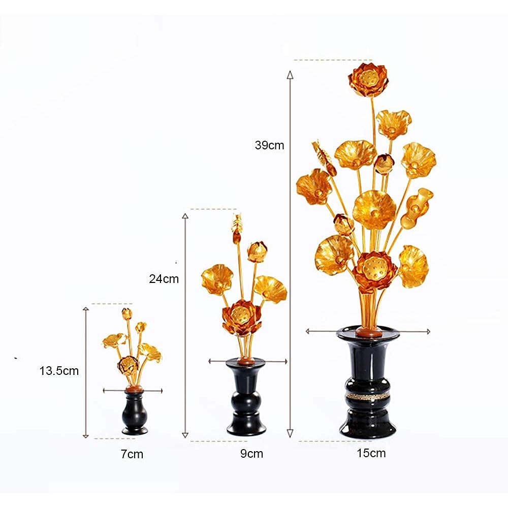 Dots Flower French Flower Dots Flower Set Golden Week Supplies 蓮花 is to is a 仏具 Lotus Lotus'll Put Them With 花立 with Left and Right PAIR GOLD PLATED GOLD SPOON 仏壇 仏具 仏前, Mother, 法要 Golden Week being the anniversary decoration for Evil Flowers Offerings