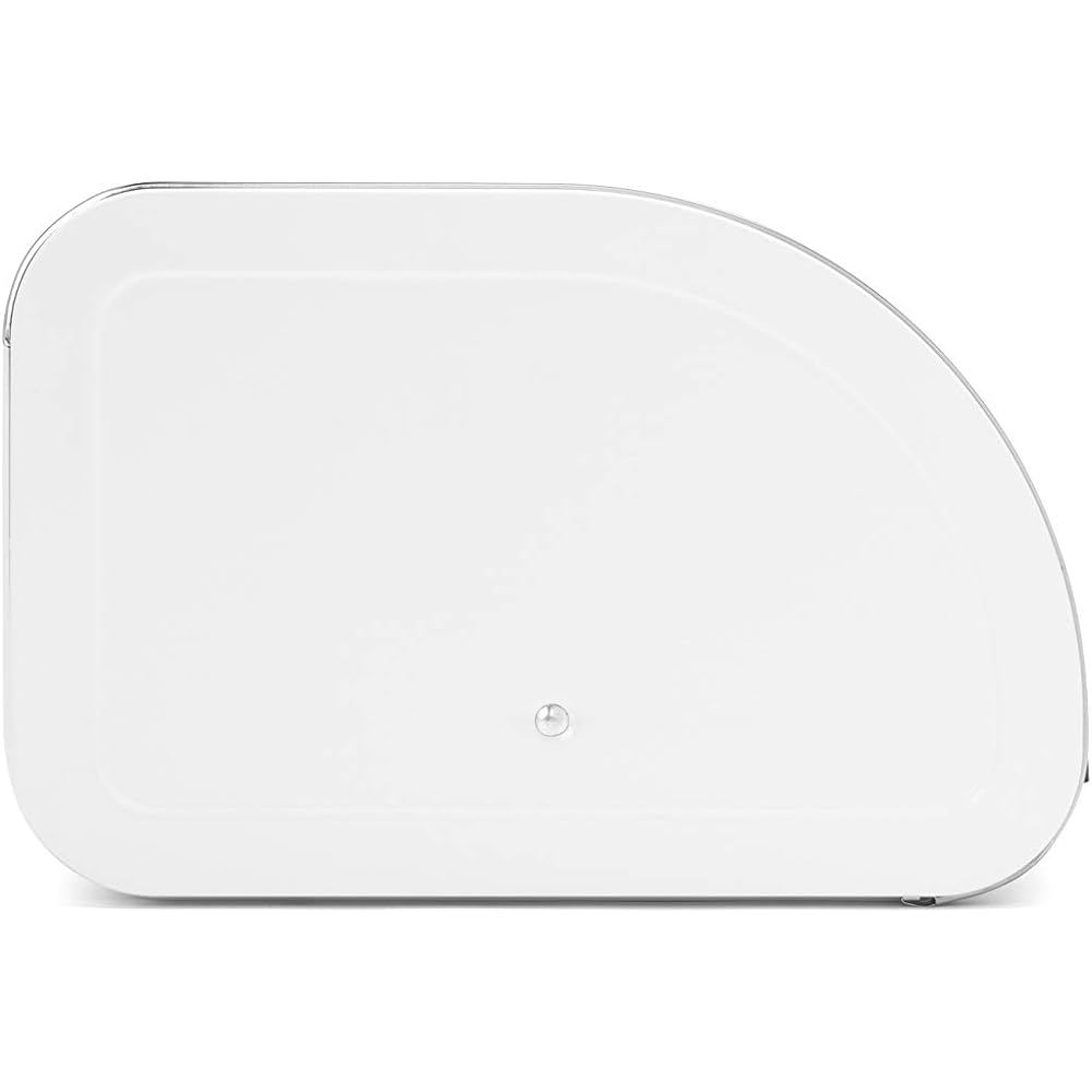 Brabantia Bread Bin Roll Top Medium Bread, Seasoning, Snack Storage Off-White 306044