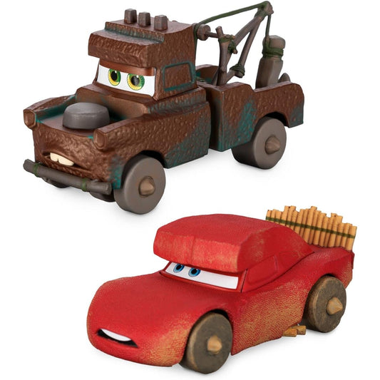 Disney Lightning McQueen and Tow Mater Diecast Set – Cars on the Road