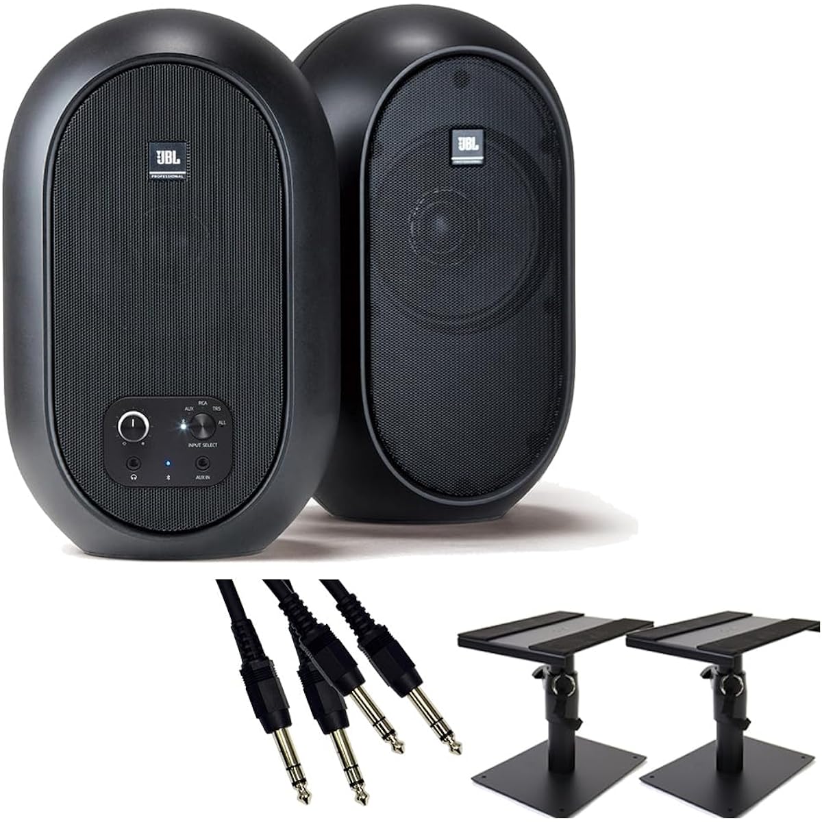 JBL 104-BT-Y3 Pair Cable Stand Set Powered 2-WAY Full-Range Studio Monitor for DTM JBL