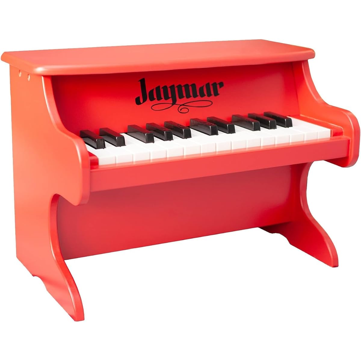 Schoenhut Jaymar My First Piano II Red Mini Keyboard Piano Symphonic Grand Piano with Tuned Baby Keys Toddler Musical Instrument Promotes Hand-Eye Coordination