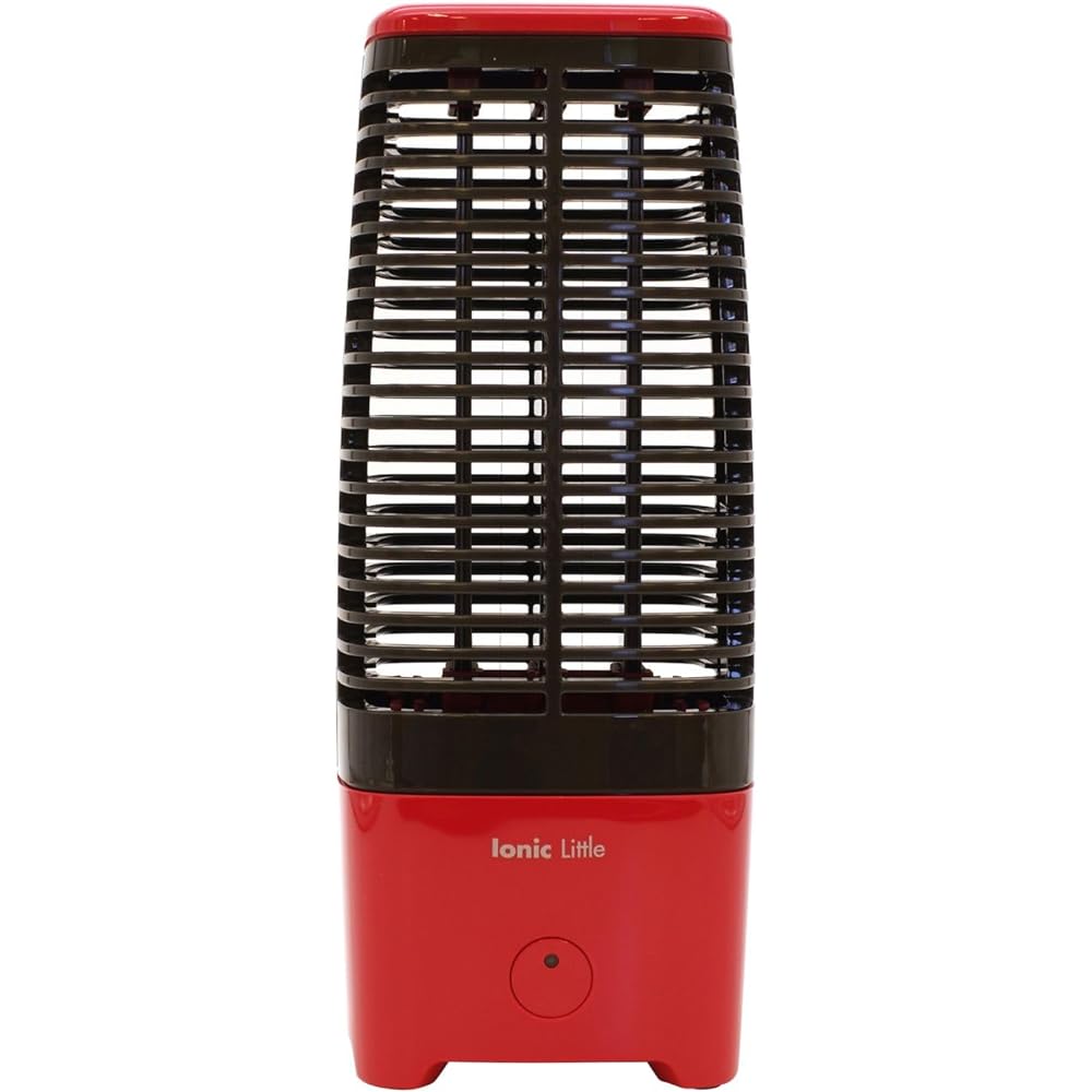 Ionic Little Ozone Air Purifier, Lightweight, Small, Deodorizing, Pet Toilet, Compatible with 4.5 tatami mats, Electric Dust Collector, No Filter Replacement, Easy to Clean, Tabletop, Compact, Red