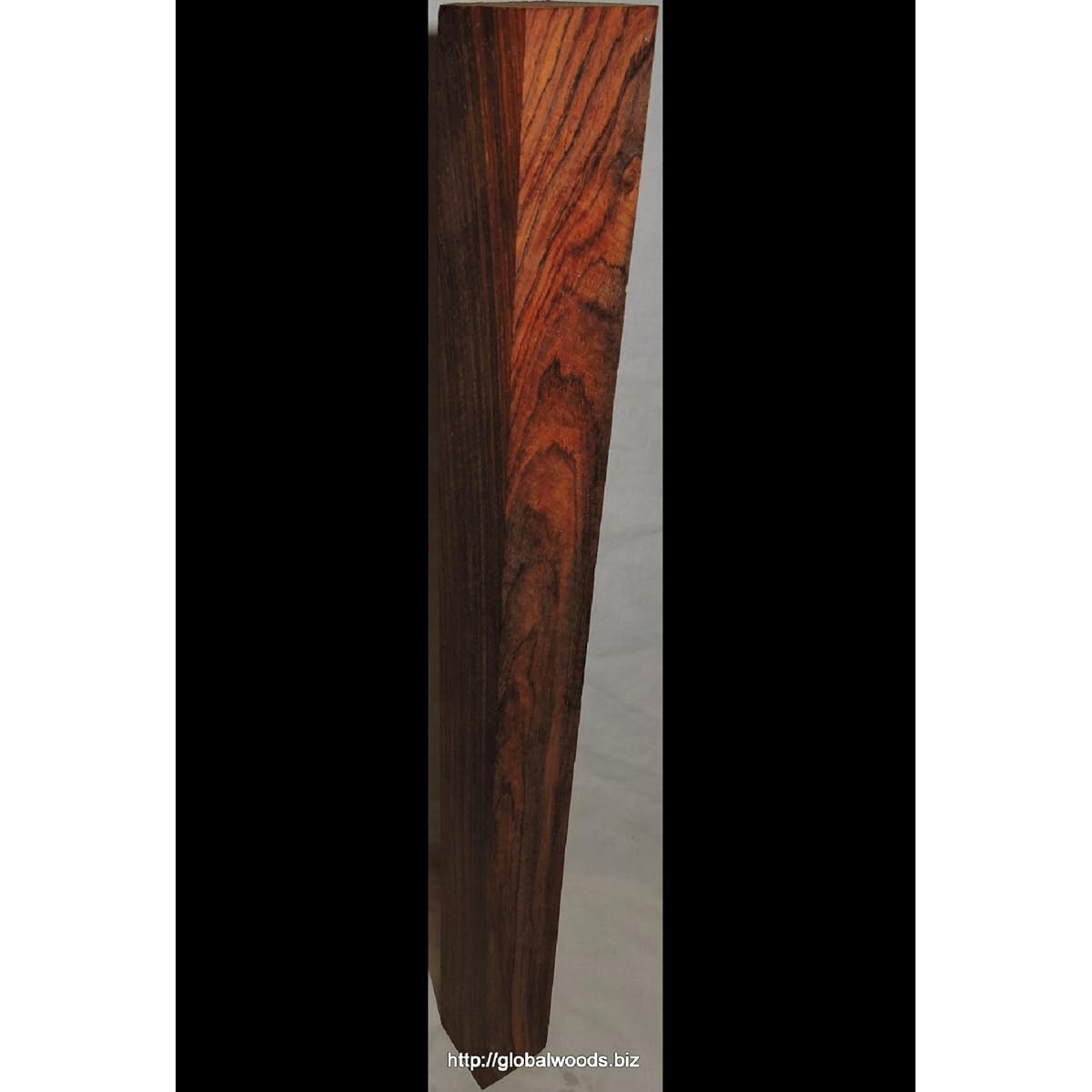 Globalwoods Cocobolo 1.5 x 1.5 x 18 Pool Cues Making Woodturning Blank