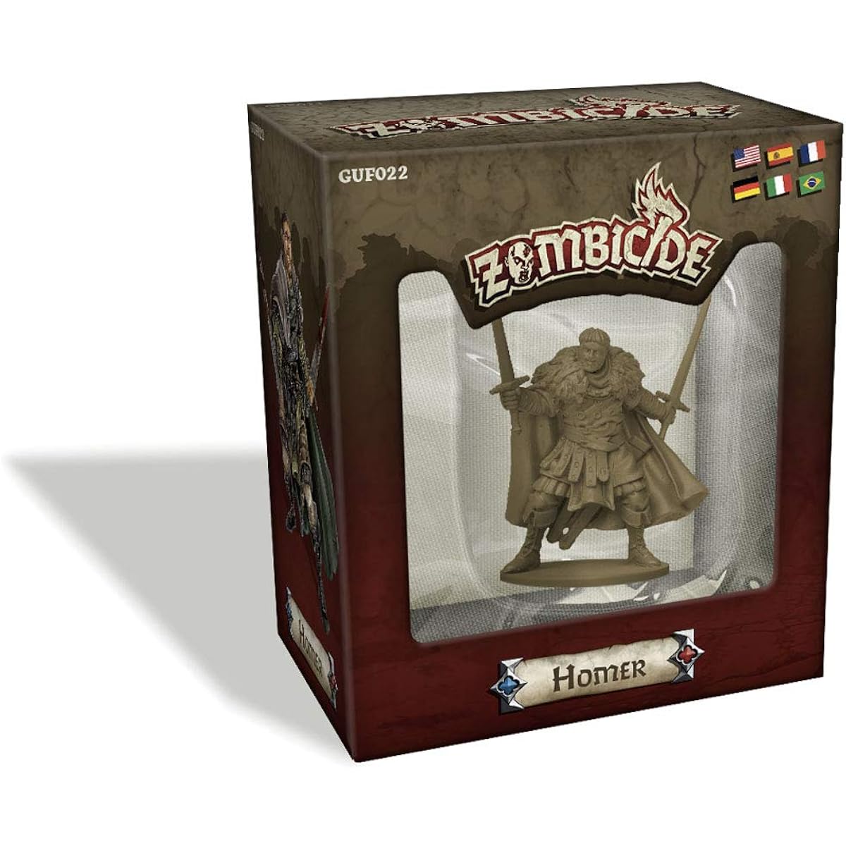 Edge Entertainment- Zombicide Black Plague - Homer, Color (EECMZB31)
