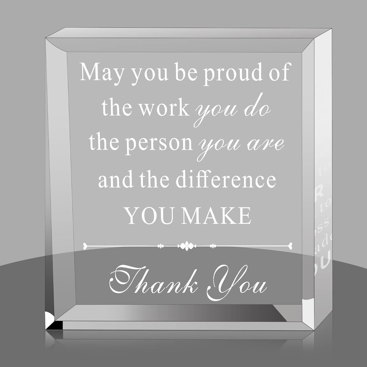 Farewell Thank You Retirement Gift Colleague Friend Acrylic Paperweight Boss's Day Gift Retirement Farewell Thank You Thank You Birthday Work Office Holiday Christmas Present Women Men Women