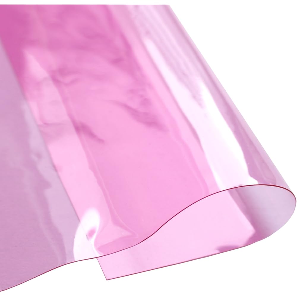Nippon Chuko PVC Sheet Vinyl Fabric (Thickness 0.3mm) Width 91.5cm x 7m Cut-off Pink PVI-9-7M