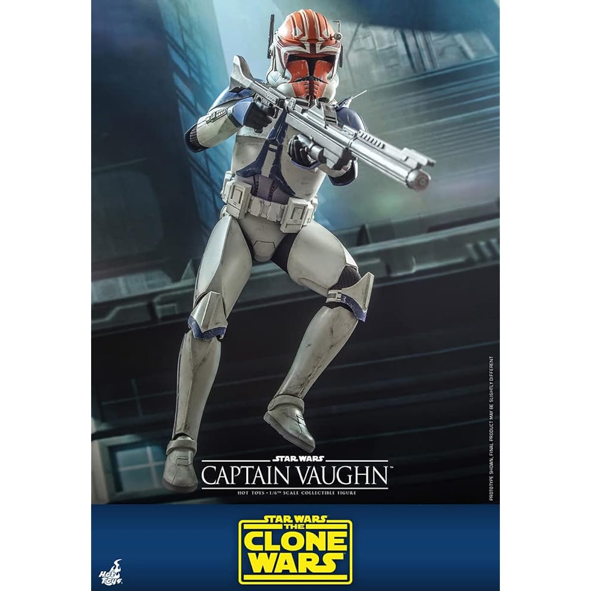 TV Masterpiece Star Wars: The Clone Wars Captain Vaughn 1/6 Scale Figure White