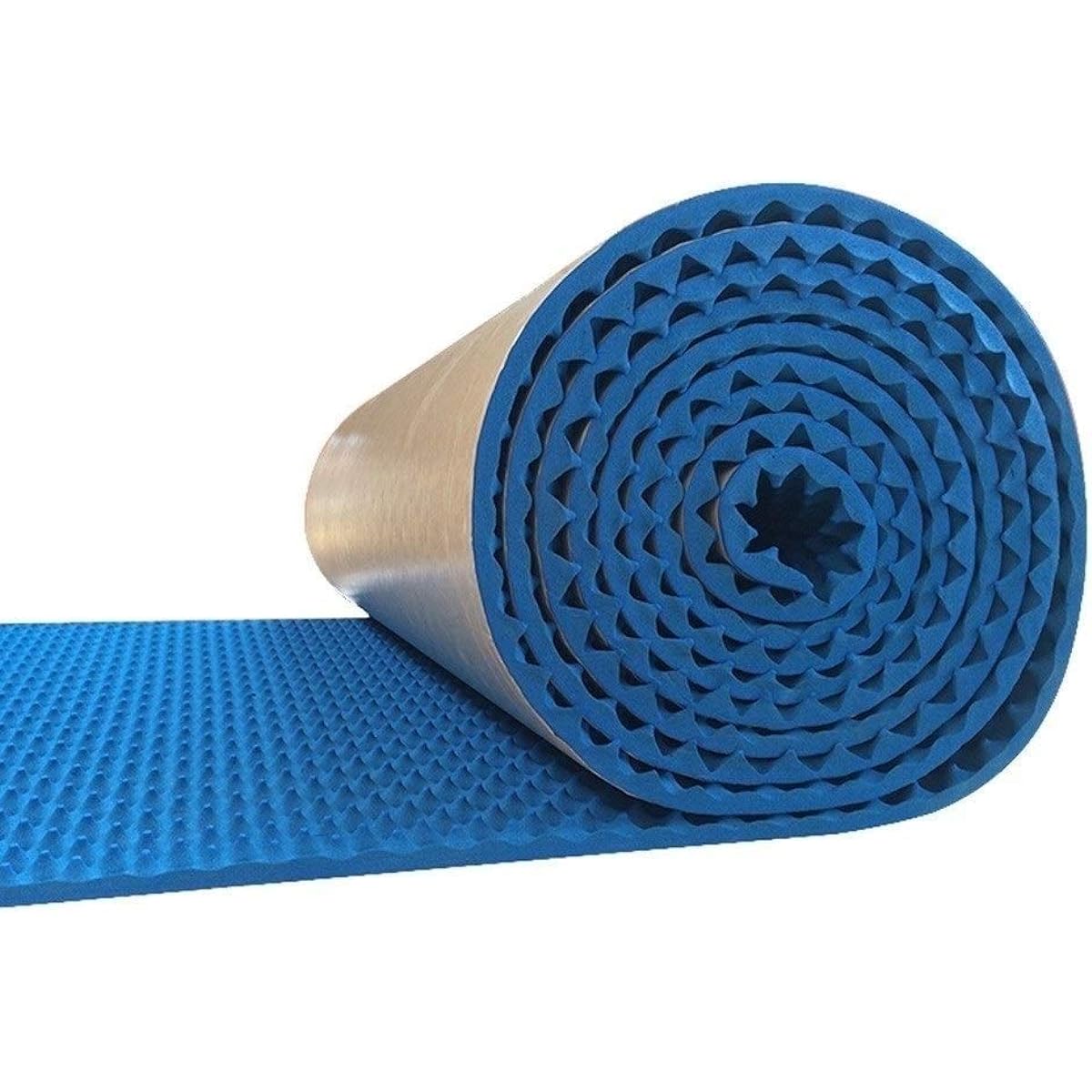 Portable Sound Absorbing Cotton, High Density Noise Reduction Acoustic Panel Bedroom Study Soundproof Cotton 11M (Blue) (Blue)