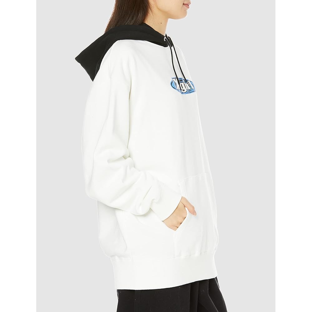 [X-Girl] Hooded Sweatshirt FOAM PRINT OVAL LOGO SWEAT HOODIE Women's