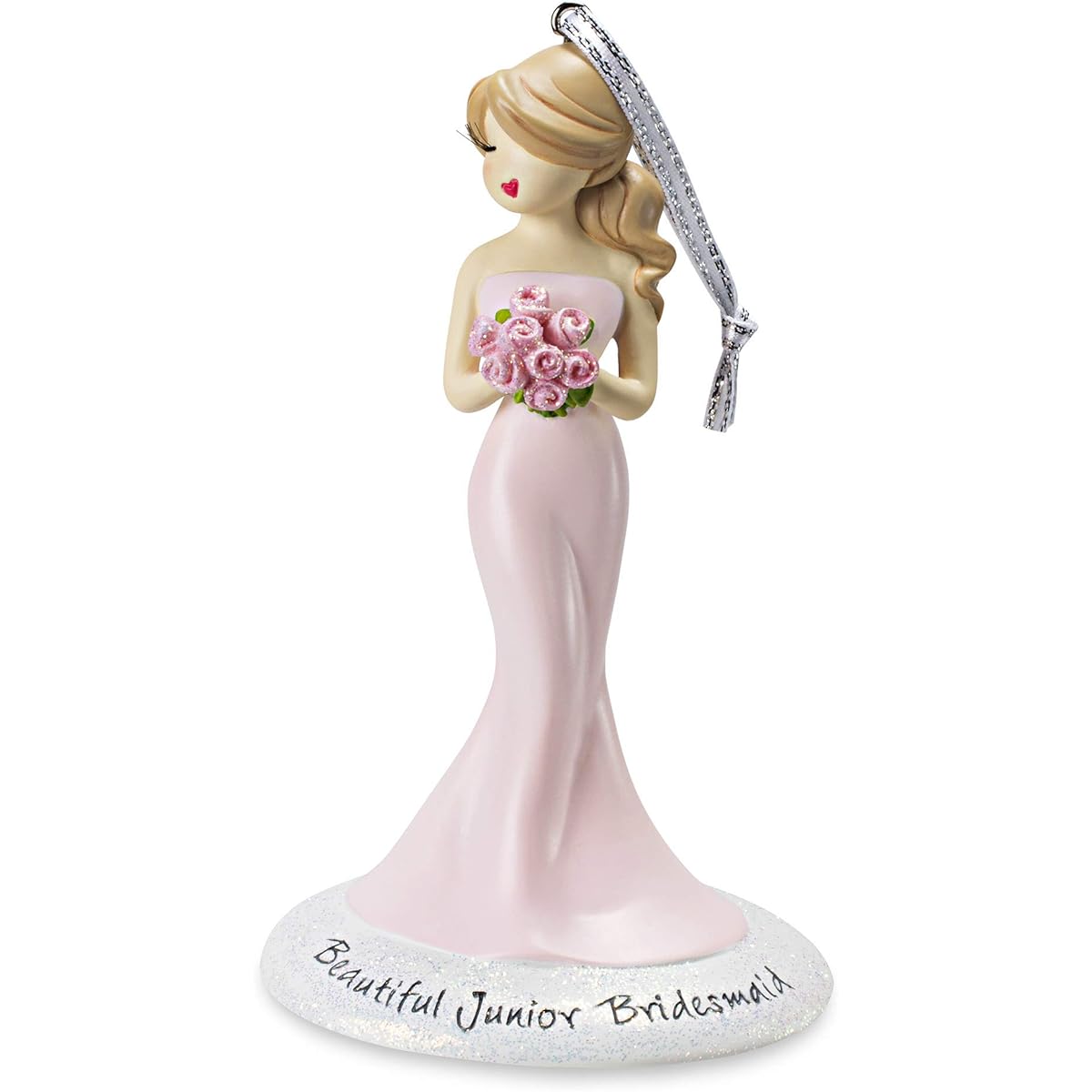 Pavilion Gift Company Philosophies Junior Bridesmaid Gift Christmas Ornament, 4.5"