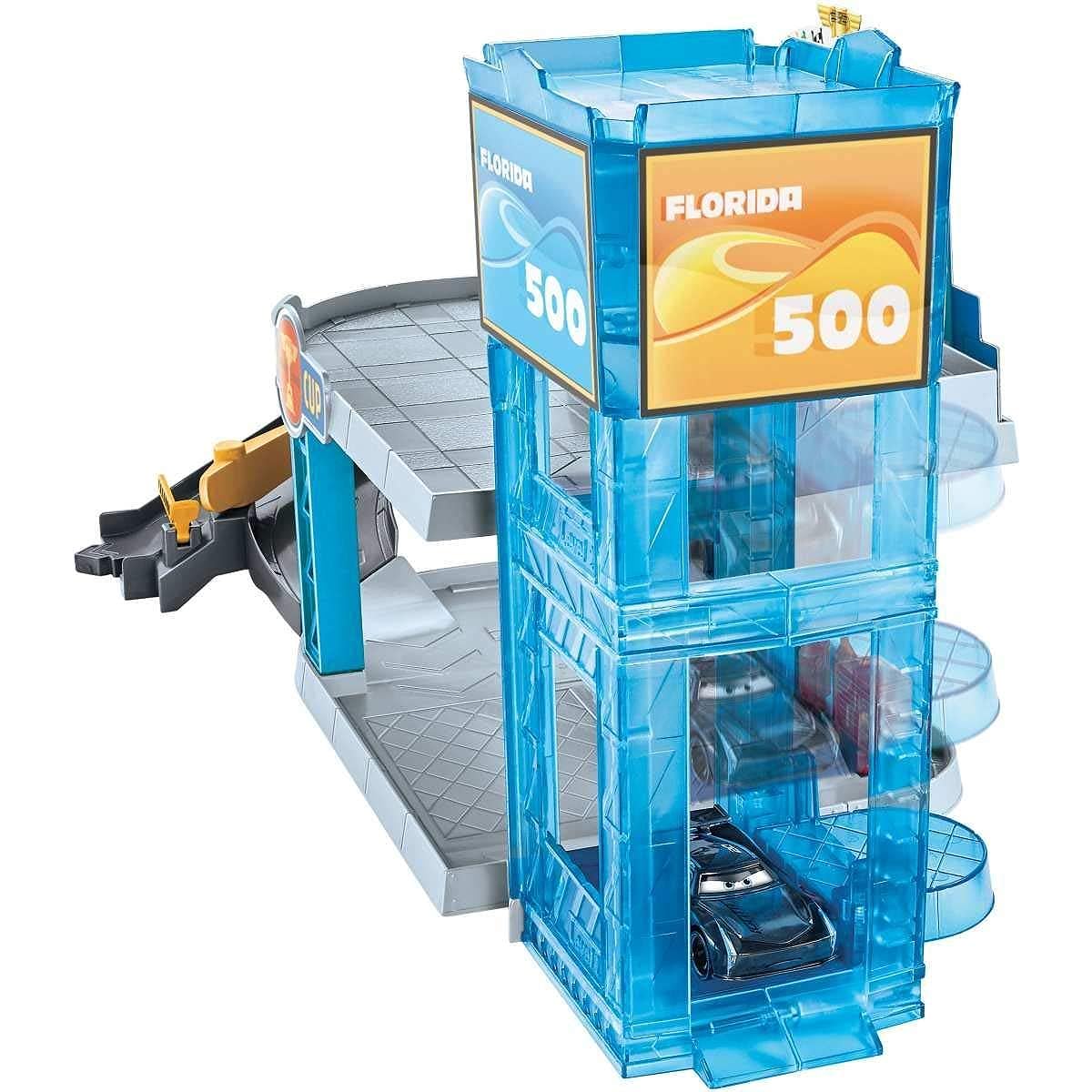 (Mattel) Cars Playset: Florida 500 Racing Garage