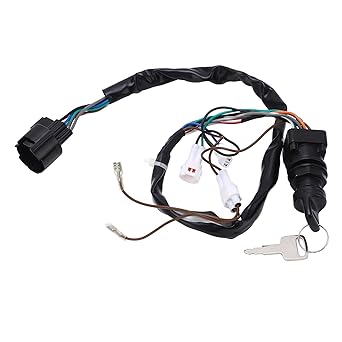 37110 93J01, Ignition Key Switch Assembly High Performance Wear Resistant OE Standard with 2 Keys for Outboard Motors