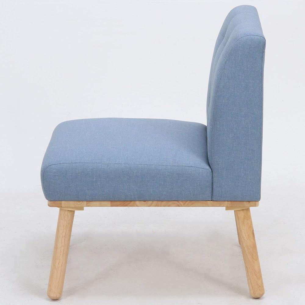 Fuji Boeki 1 Seater Sofa Width 54cm Blue Fabric Natural Signature Heml 37026