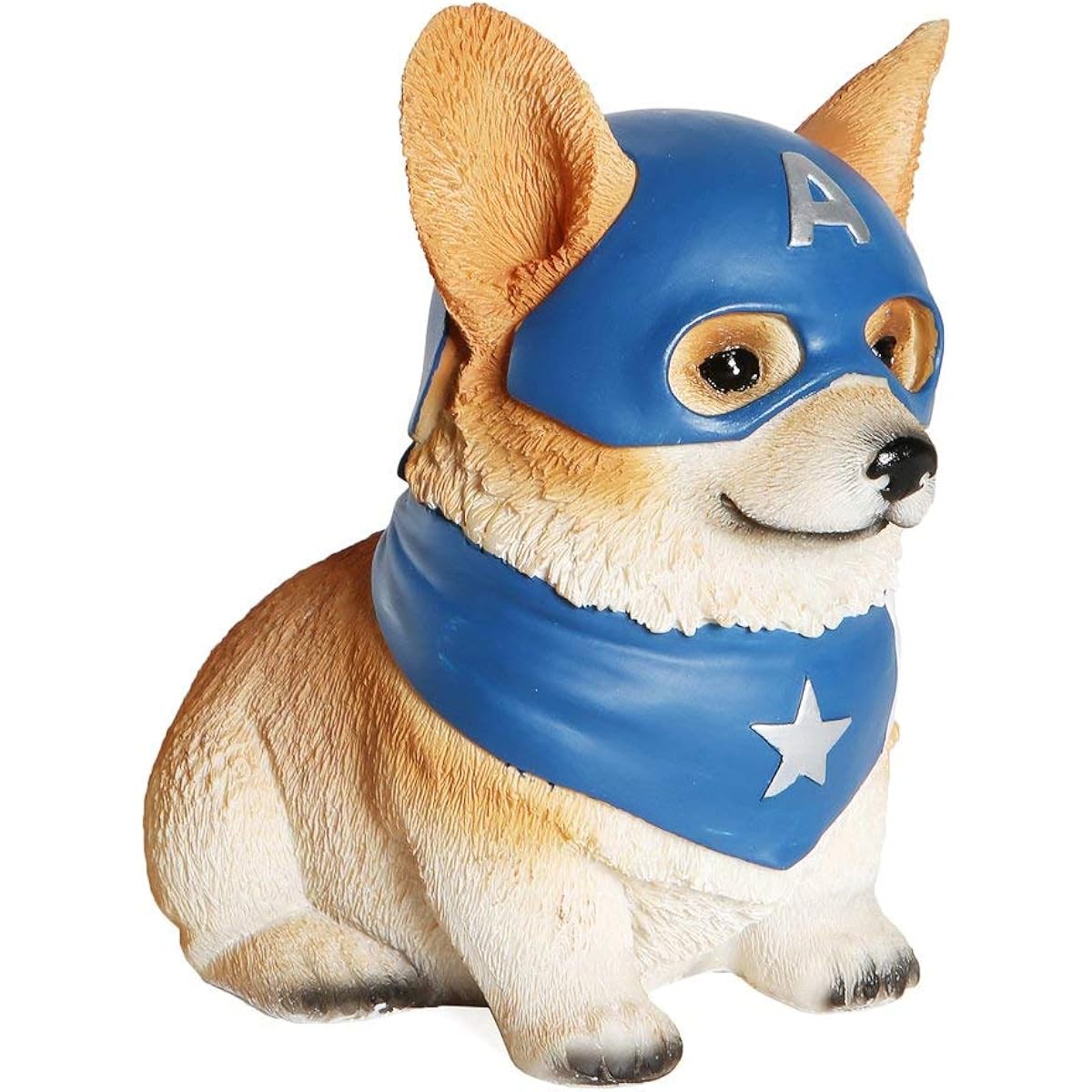 Nayothecorgi – Dog Avengers Dog Costume Theme Piggy Bank Car Decoration (Corgi Piggy Bank)