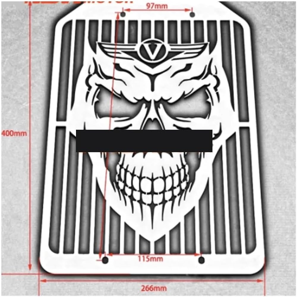 Radiator Cover Radiator Core Guard Radiator Grill Grille Cover Motorcycle Cruiser Bike Kawasaki Vulcan VN1500 VN1700