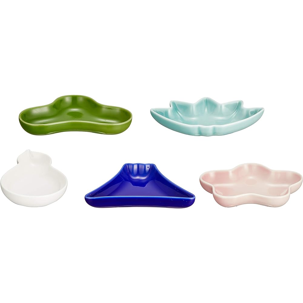 Hasami ware "essence" sunny bean plate set of 5 color 19652