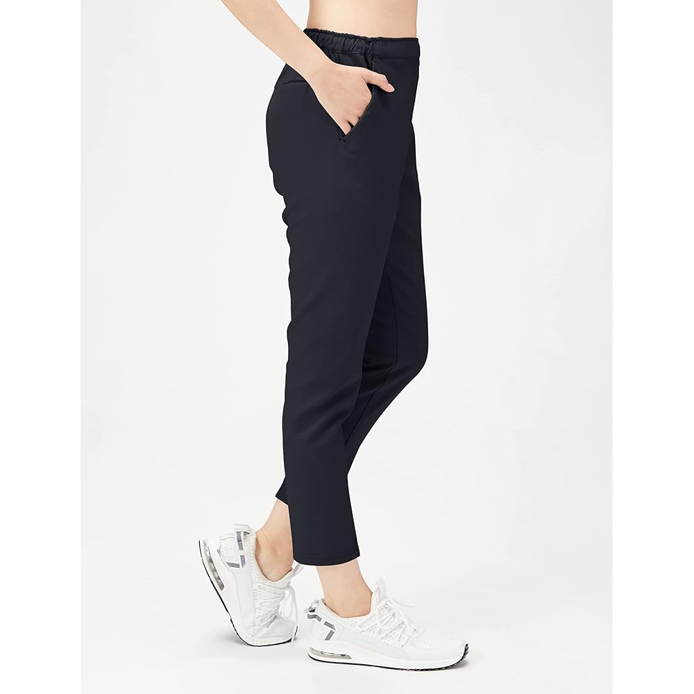[Le Coq Sportif] Long Pants (Single Item), Quarter Length, Training, Light Absorption Heat Generation, Water Repellent, Stretch, Stable Shape, Women's