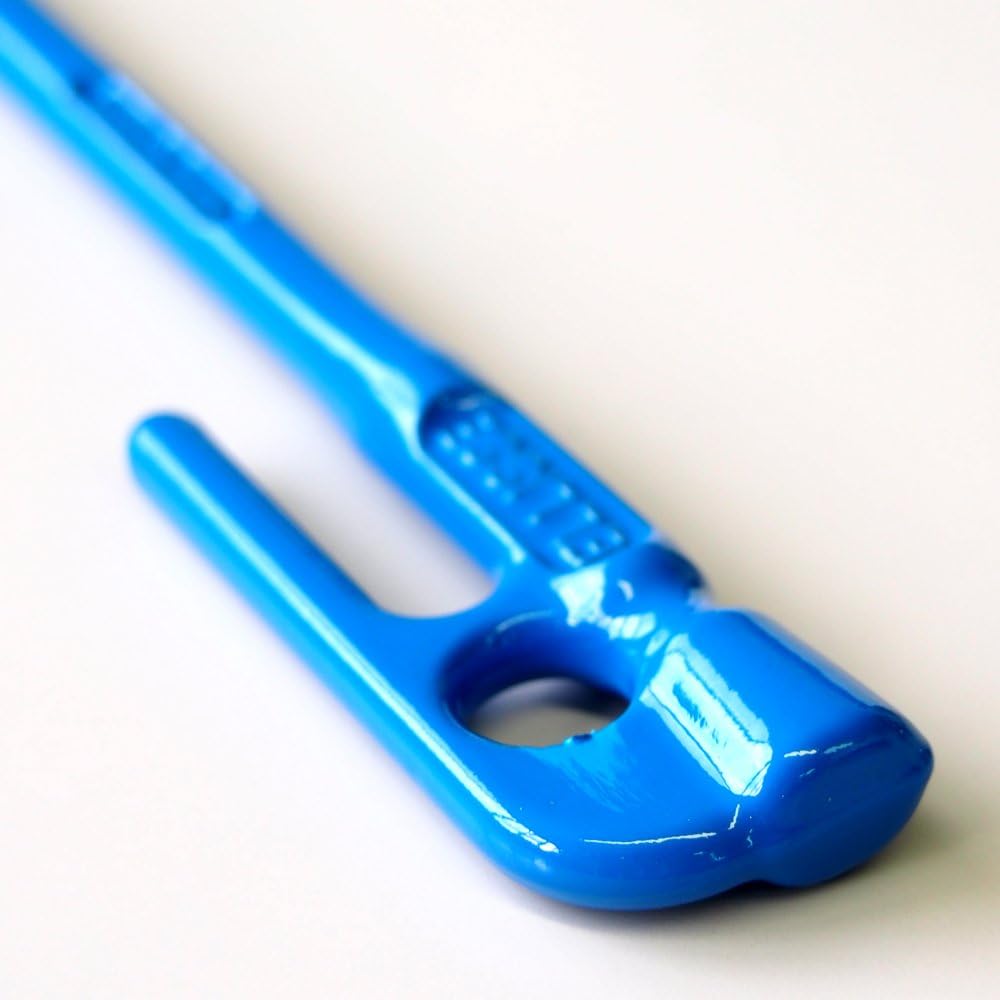ELLISSE Forged Peg Elisse Stake 18cm Blue Powder Coating MK-180BL MADE IN JAPAN (Set of 8)