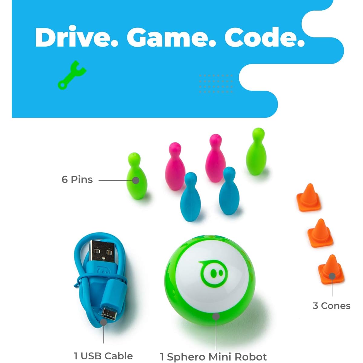 ◆M001GRW Sphero Mini - Green (ROW)