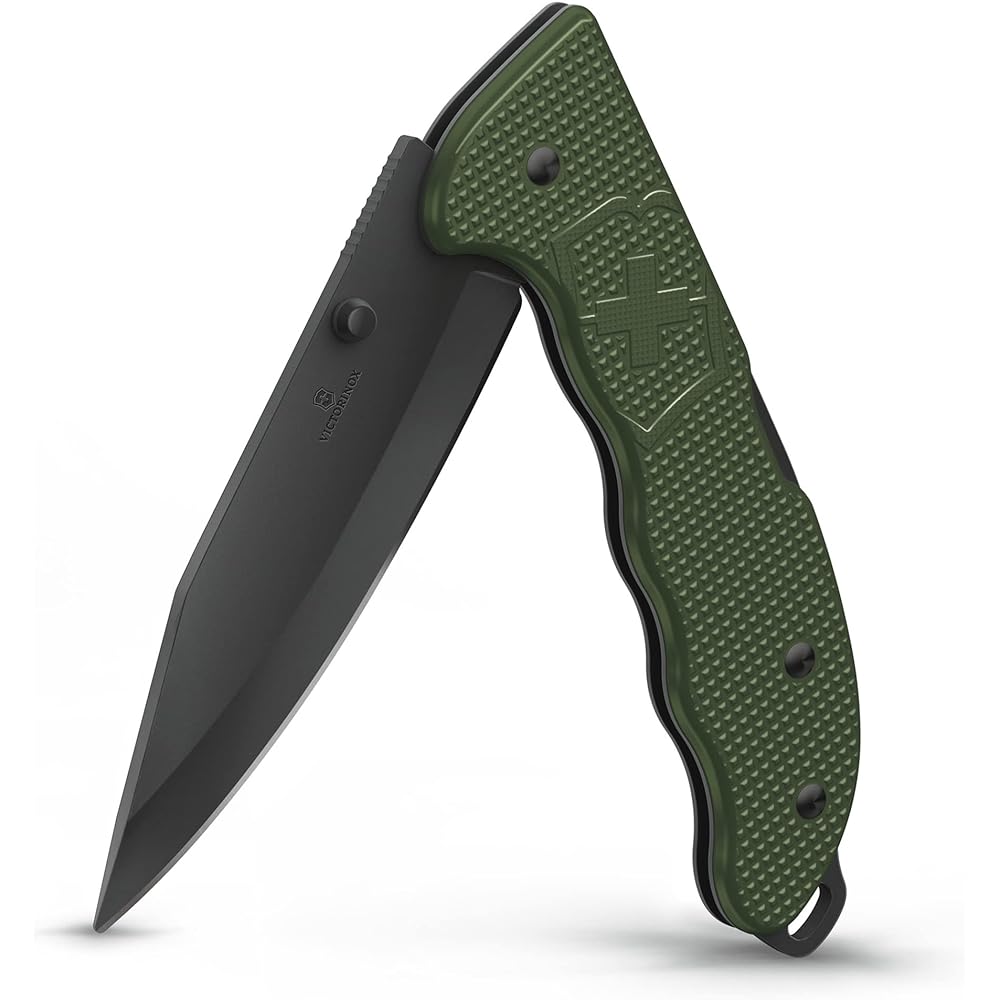 VICTORINOX Evoke Collection Folding Knife Disaster Prevention Goods Camping Outdoor with Removable Carry Clip Swiss Made Multitool Present Gift Jutoku Knife [Domestic Genuine Product]