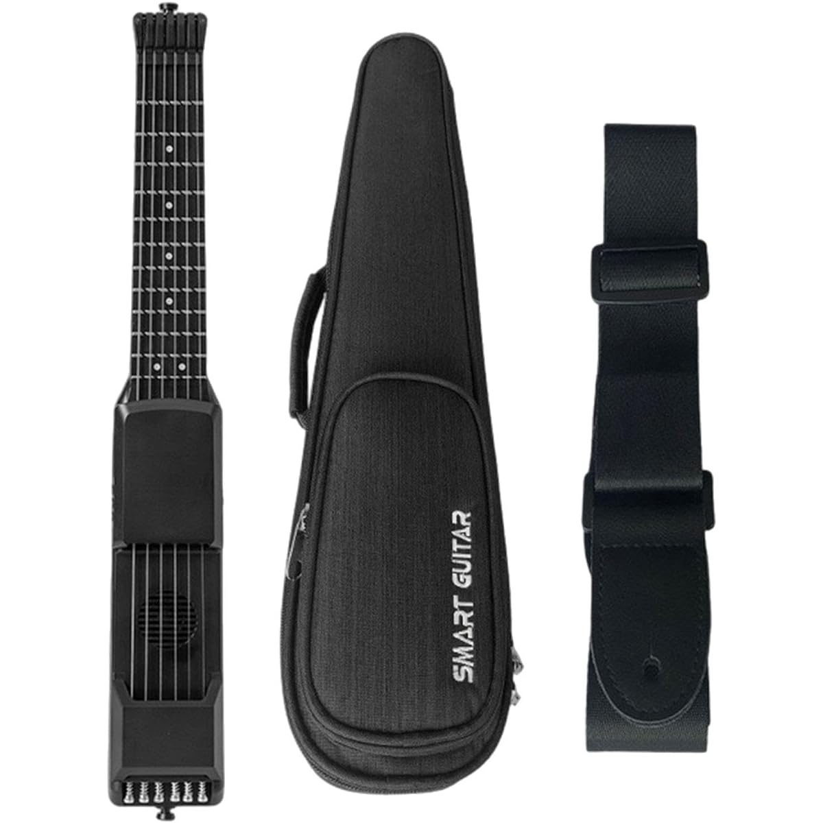 Tachiuwa Pocket Guitar String Trainer, Portable Lightweight Device for Beginners Practice, Easy to Use, Mini Fretboard Training, 7 Frets, Bag Included