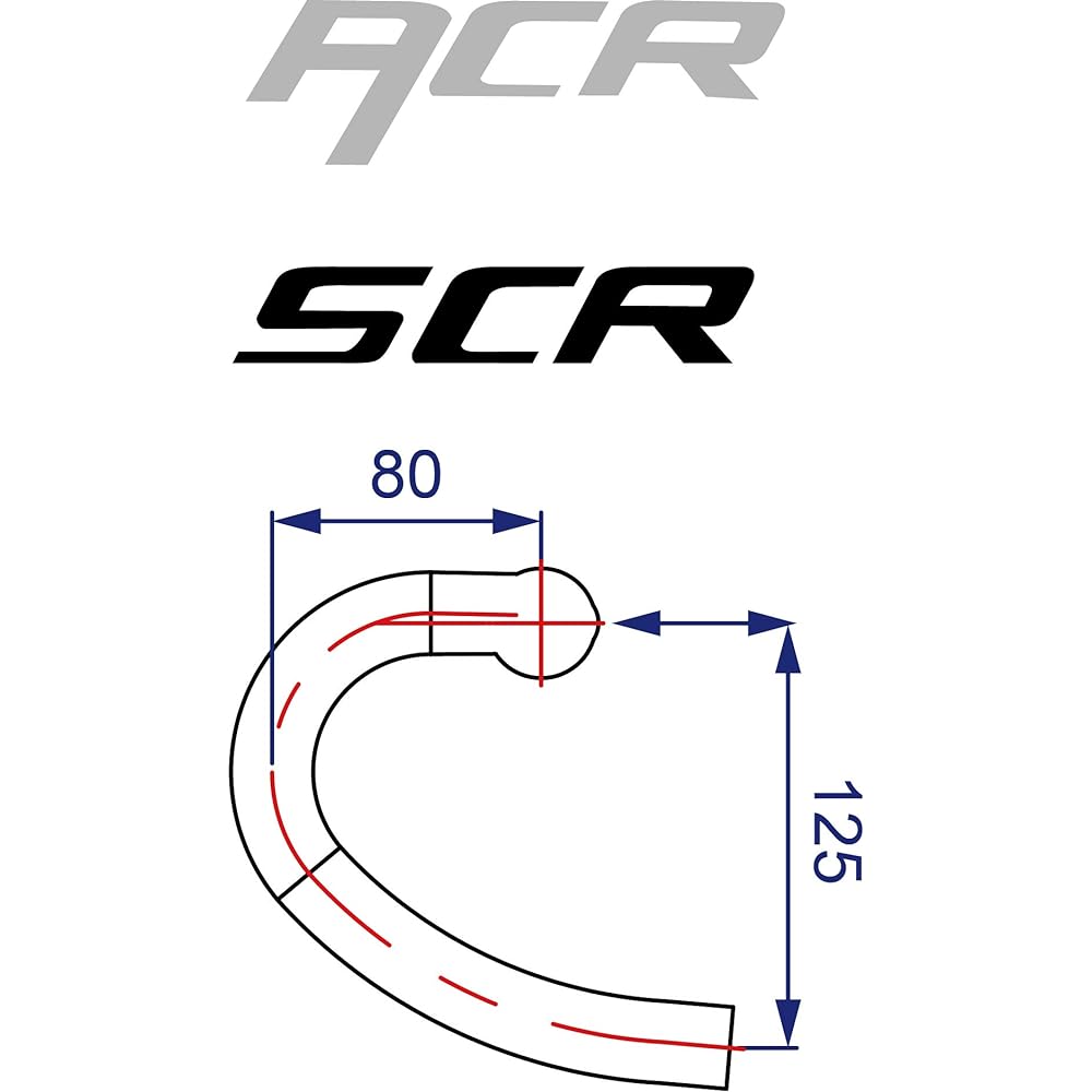 [FSA] Bicycle Handle ENERGY Compact ACR Black Free Size