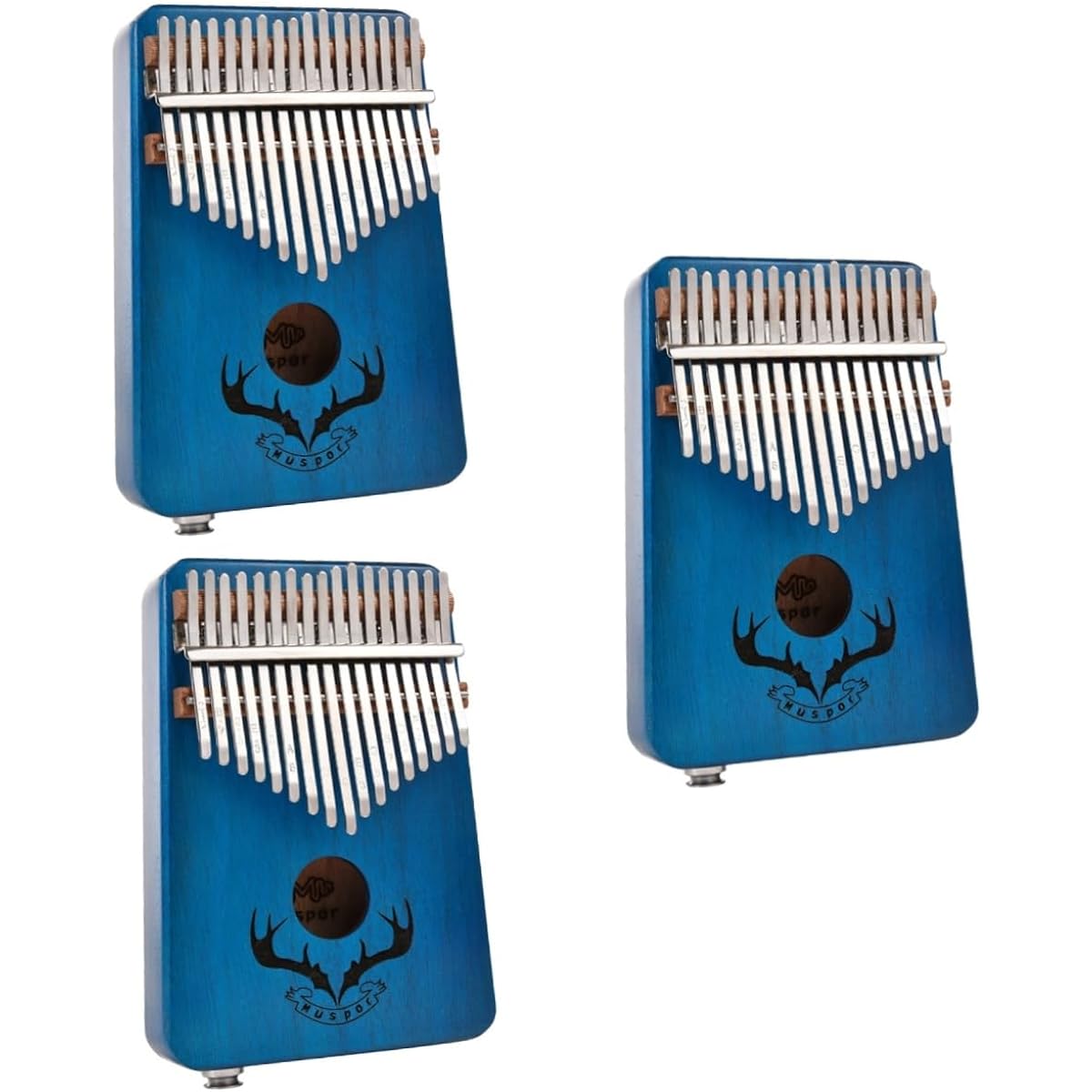 VICASKY 3pcs Wood Finger Piano Mini Piano Bag Kalimba Clear Keyboard Piano Kids Finger Piano African Finger Piano Wooden Style Sport