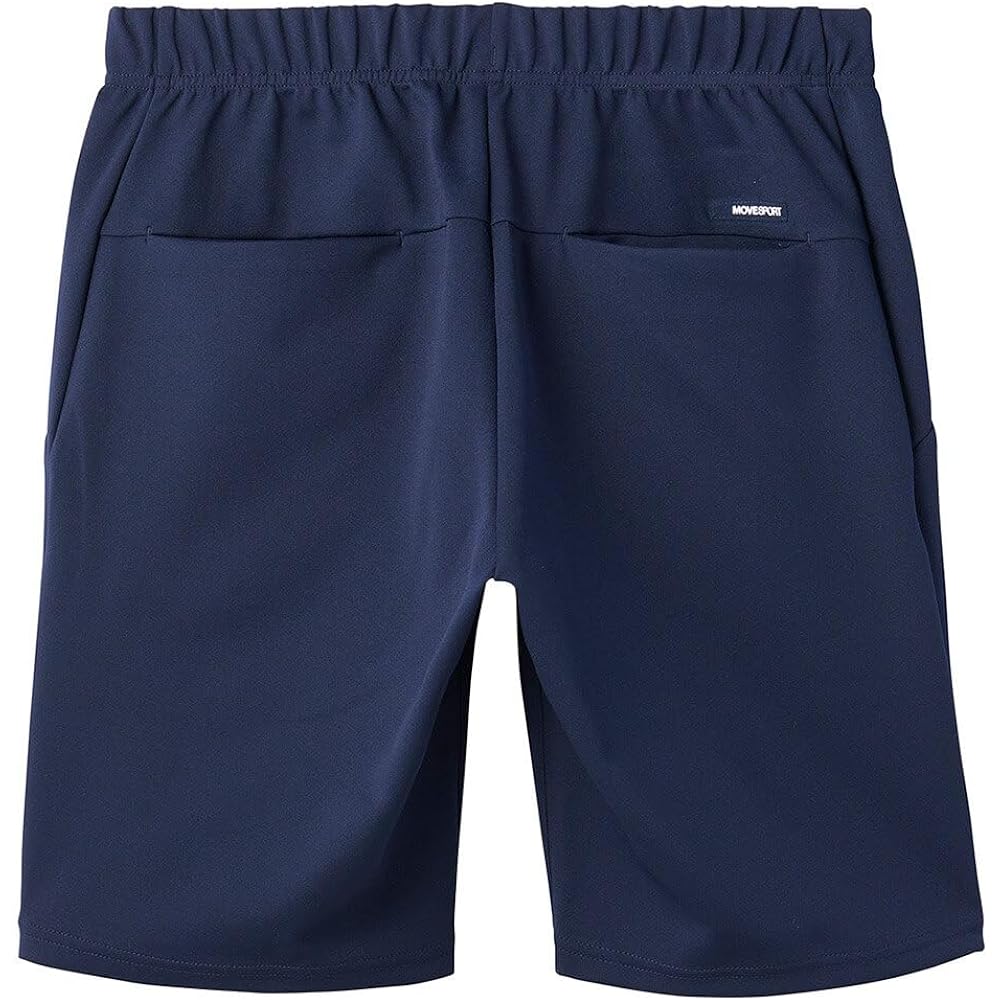[DESCENTE] MOVESPORT Men's Half Pants with Hip Pocket Sweatshirt Harish Stretch Training